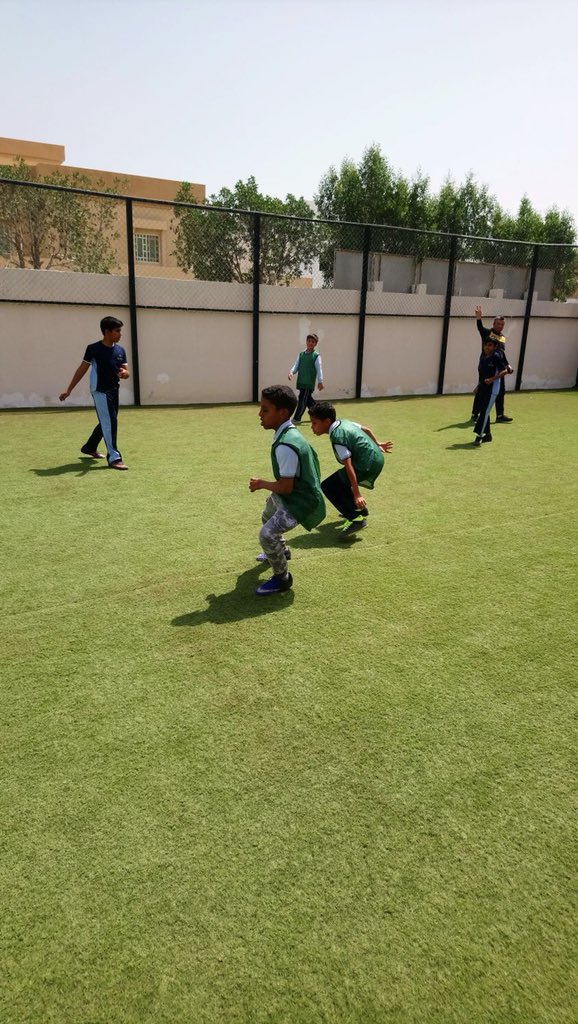 DohaAcademySLWA's tweet photo. Year 5 and 6 boys from Doha Academy and Awfaz Global School participating in inter-school football matches #DASalwa #Awfaz #football #competition #fun #sportsmanship https://t.co/q4JYcPuTII