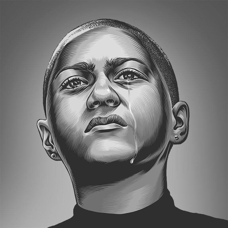 New drawing of @Emma4Change because every young revolutionary needs a badass portrait. #emmagonzalez #Parkland #ParklandStudents #GunControl