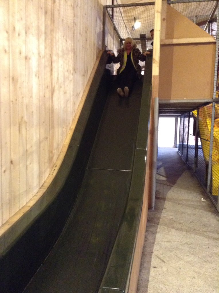 springwoodfs's tweet image. Time to slide and climb!#swhdaysout