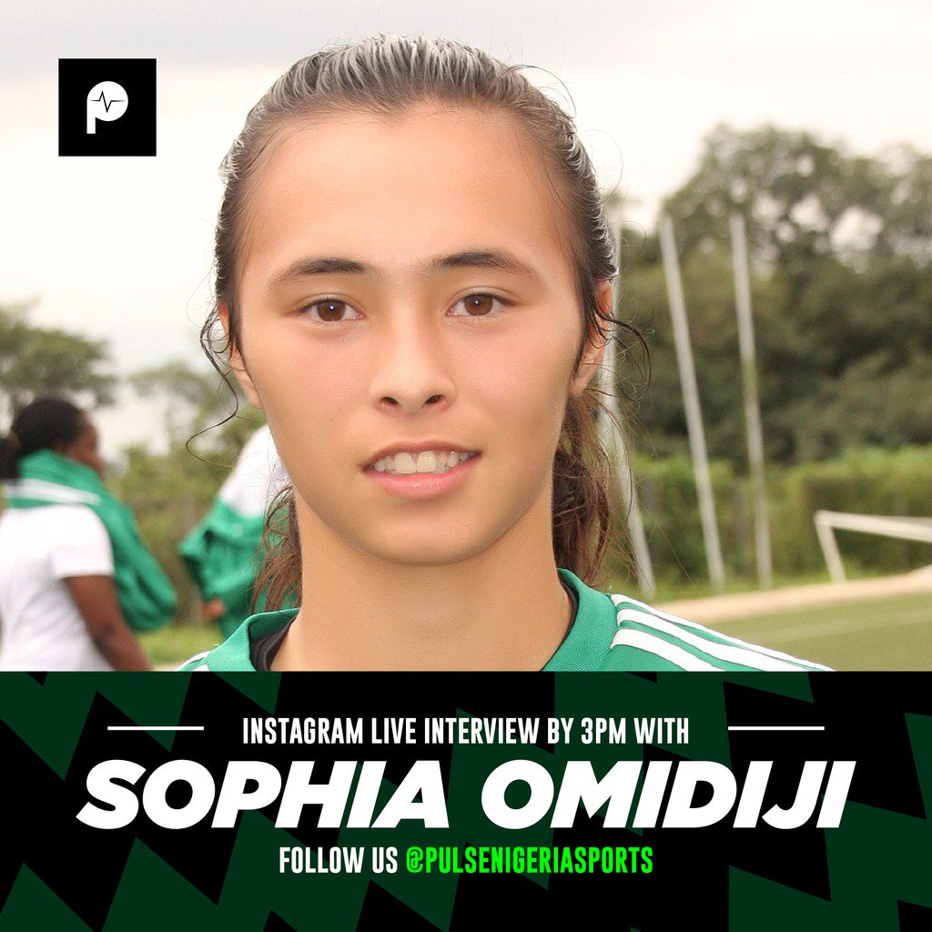 TheTempleCo's tweet photo. Catch Super Falcons of Nigeria footballer, Sophia Omidiji @vegas2nl on @HotPulse247 (@PulseNigeria247) Instagram Live 3PM Today!
1 hour to go!!
#PulseBuzz #PulseNigeriaSports #BetheMovemnet https://t.co/zJKtUCouHb