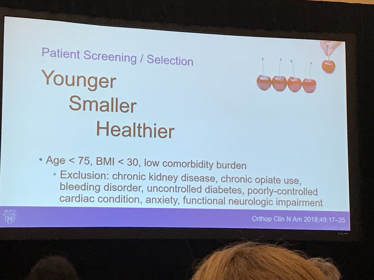 #patientselection, #education, managing #expectations = crucial in successful ambulatory #totaljointarthroplasty #TJA #TJR