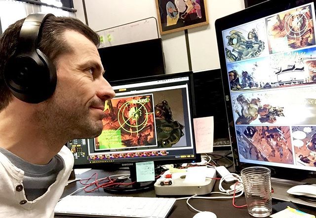 hcreach's tweet photo. Au boulot, sur un épisode de la BD numérique « Kiliwatch »!
#bd #bdnumerique #kiliwatch #digitalcomics #comics #travailbienfait #allskreen https://t.co/GzBUgKOJKi https://t.co/X5qmssKrcK