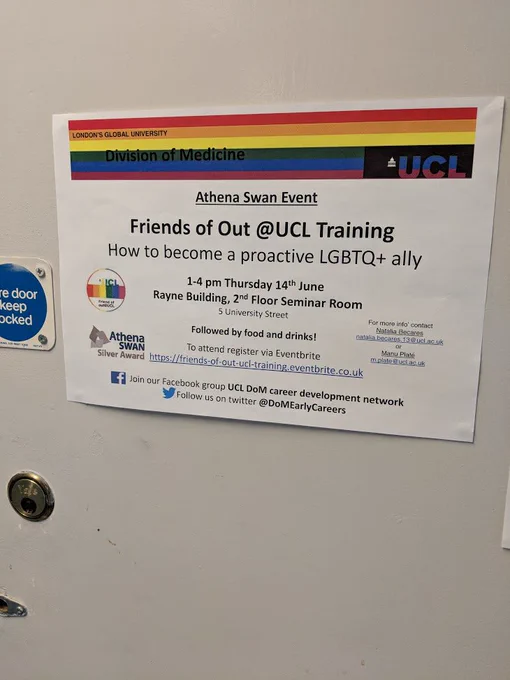 Image from Out@UCL (@UCLout)