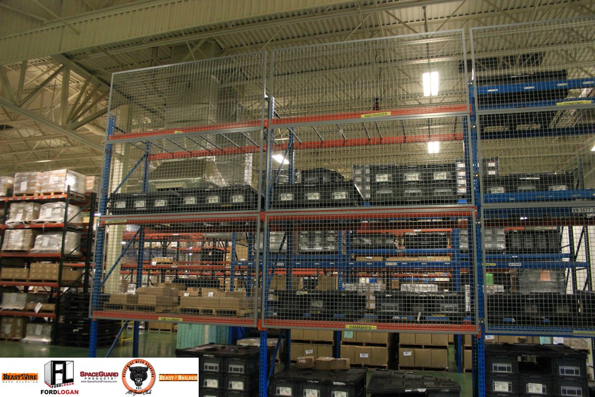SpaceGuard's tweet photo. Sometimes you have to take a step back & look at the big picture. #BeastWire #FordLogan #BeastBuilder #RackSafety #Storage #Guarding #WireMesh #WeldedWire #PalletRack #PalletRackSafety #GrrripperBracket #Inventory #Distribution #Warehousing #Manufacturing https://t.co/ZvUf7L3E2k https://t.co/UKIkUnNeaq