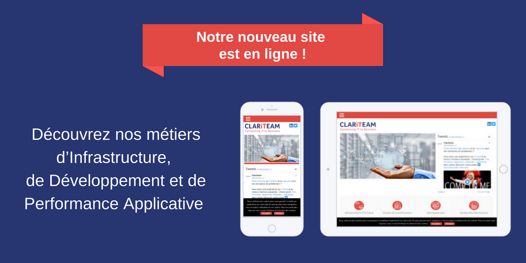 Clariteam_it's tweet photo. Notre nouveau site est en ligne ! 🎉 Découvrez nos pôles d'expertise ainsi que toute l'actualité de notre entreprise.  
➡ https://t.co/tdfuxrP9NJ https://t.co/mZNbFsRkXP