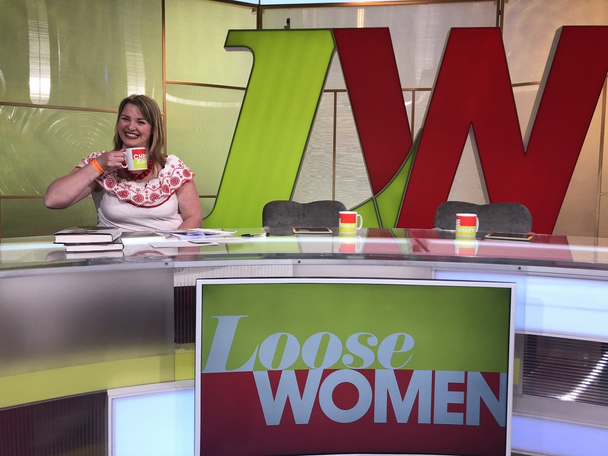 Thursday’s #loosewomen audience! With birthday girls Jane and Brenda and Carly our stand in!
