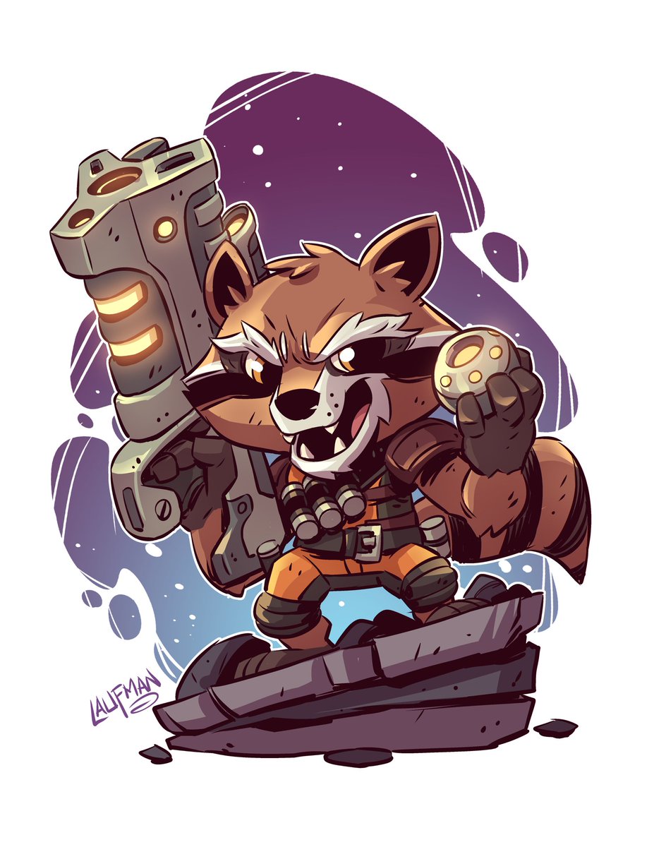 Derek Laufman on Twitter: "Here is the final Chibi Rocket. I should