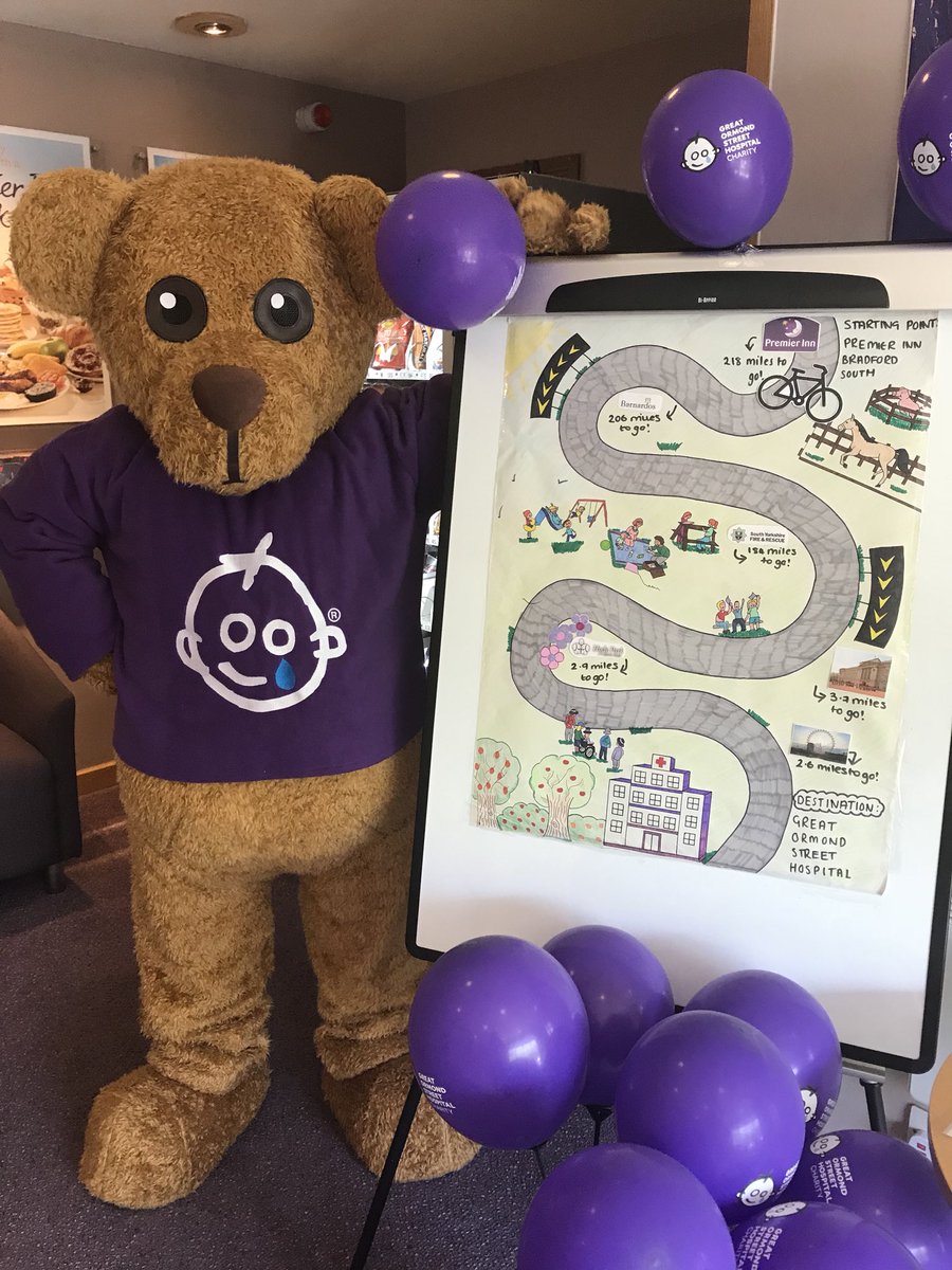 KatyWhitworth's tweet photo. #tourdegosh is underway! 218 miles from Bradford South to GOSH! Even Bernard’s doing his bit, let’s go! @PIBradSouth @WYBorn_Bred @AndyFr4ncis @SDEBDD https://t.co/KsidnqPzm5