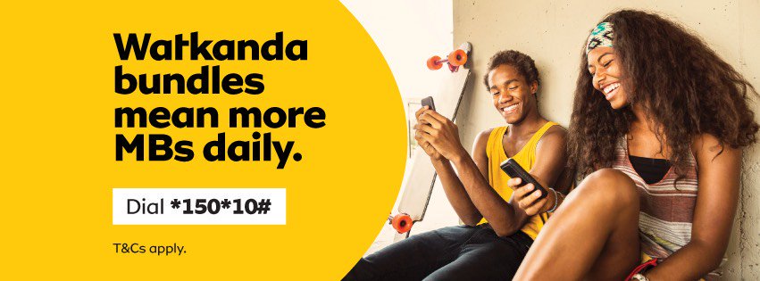 mtnug's tweet photo. Watkanda bundles mean more MBs daily.
For 1k you were getting 60MBs but now you get 100MBs valid for 24 hours.
For 2k you were getting 125MBs but now you get 300MBs valid for 24 hours.
Dial *150*10# to activate. #MTNMoreMBs4Less https://t.co/jy7jPkIP3d