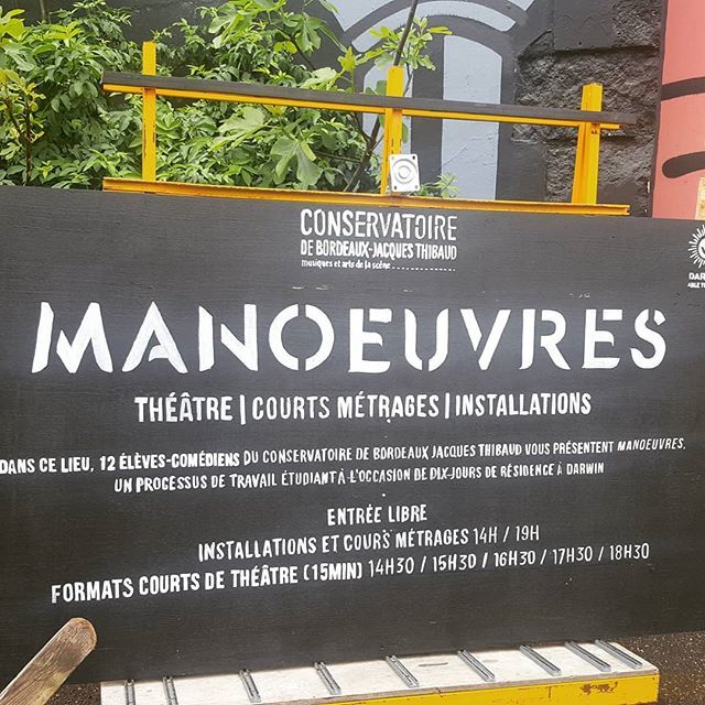 L'événement Manœuvres débute dès maintenant jusqu'au 6 mai. Retrouvons nous dans la Halle basse de la caserne pour profiter de prestations de théâtre innovantes réalisées par les élèves du conservatoire Jacques Thibaud. ift.tt/2FBRnVe