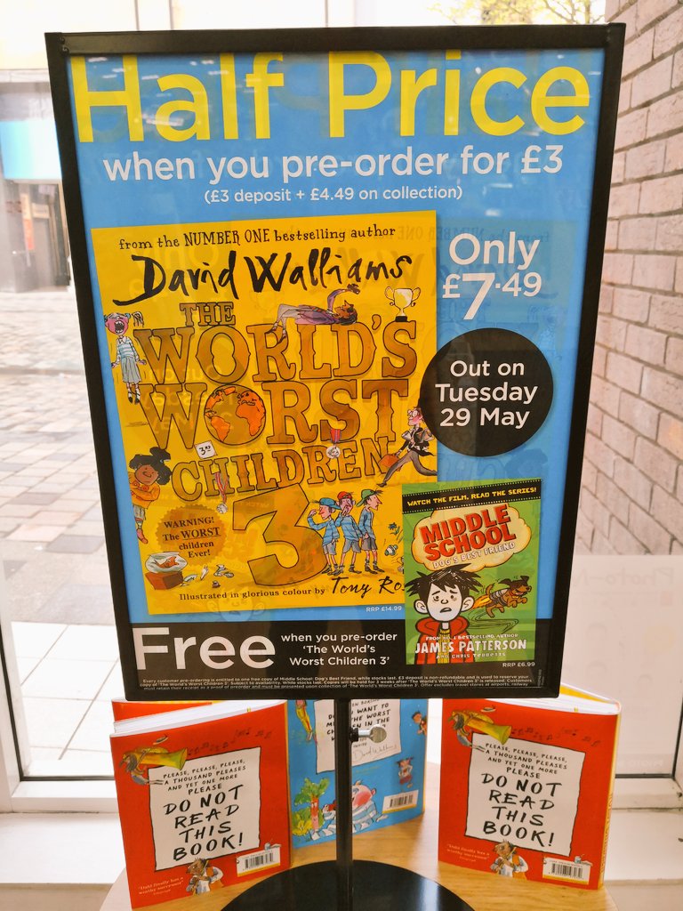 eilidhmwilson's tweet photo. @KilmacolmPS @davidwalliams has a new book which you can pre-order in @WHSmith and get a free @JP_Books book!!! π¦π©ππππ#KPSLovesReading #ReadingHelpsWriting https://t.co/qfHbwSqqQ4