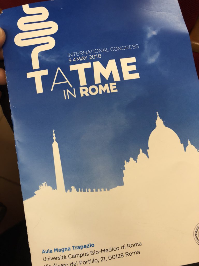 AnaOtero_MD's tweet photo. Always learning from the words of @AntoniodeLacy #taTME International Congress in Rome #colorectalsurgery #cecilapproach https://t.co/62bjGD3PRj