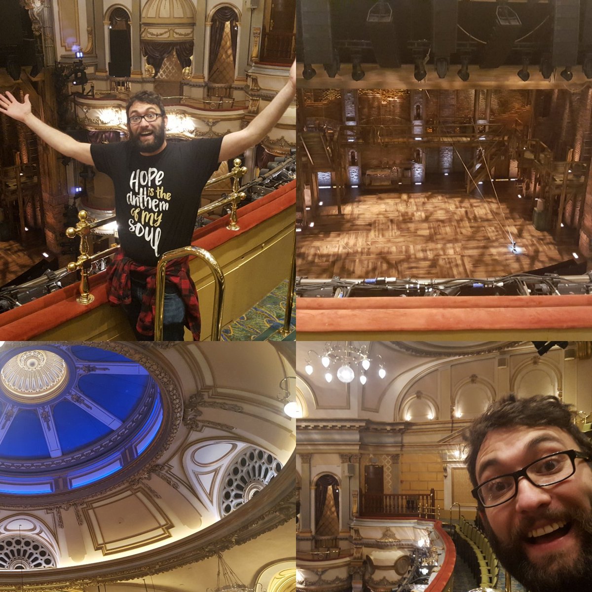 hjsherratt's tweet photo. Seated for Anniversary #Hamilton. Not too shabby! Can't wait :) https://t.co/IL1fQaOXZ7