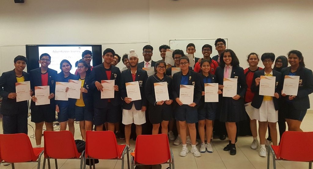 They are all designed for #accomplishment, engineered for #success and endowed with the seeds greatness! Out of the 70 who got their Bronze Award, these youngsters will take the challenge of Silver Award. #Allthebest! #DofE <a href="/KNargish/">Nargish Khambatta</a> <a href="/DxbModern/">GEMS Modern Academy</a> <a href="/AvinashSurve20/">Avinash Surve</a> <a href="/TraffordGregor1/">Trafford Gregory</a>