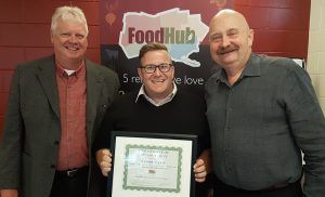 scorregion's tweet photo. It was a pretty great experience to see the 2016 Food Literacy Local Food Champions, @FairlyFatGuys, give the 2017 Food Literacy award to their friend @MayoJason
@NorfolkCountyCA is lucky to have these three passionate ambassadors! https://t.co/ZsSvxIvrei