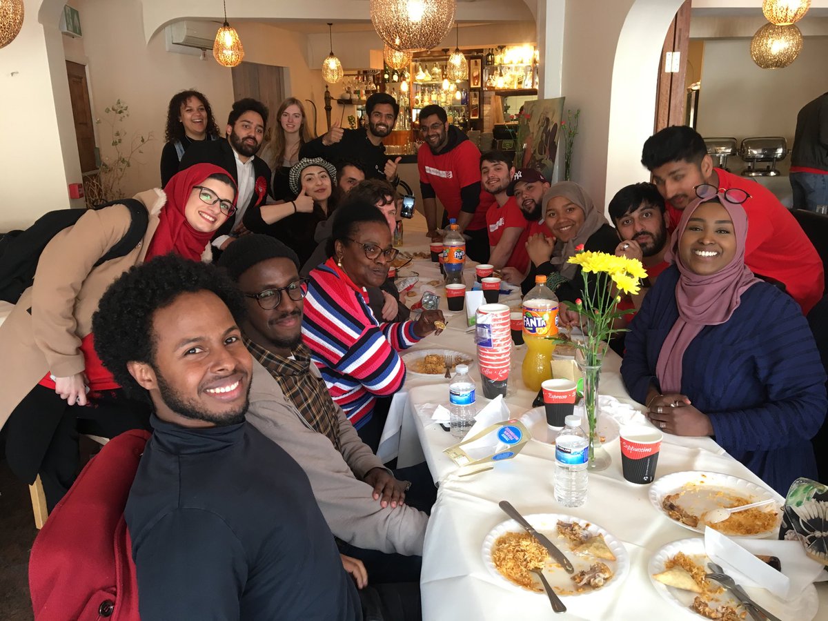 johnmcdonnellMP's tweet image. One of our campaign teams having a refuelling break in Heathrow Villages. Now back to the streets to get that Labour vote out.
