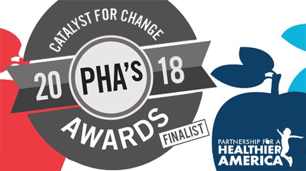 Congrats to fellow nominees @BrightHorizons <a href="/ESSTAR_US/">Healthy on the Go</a> @MBUSA <a href="/McLaneCo/">McLane Company</a> <a href="/BrighterBites/">Brighter Bites</a> <a href="/FitnessFndn/">National Fitness Foundation</a> <a href="/OPENPhysEd/">OPEN Phys Ed</a> <a href="/Super_chefs/">Superchefs</a> <a href="/walkingclassrm/">Walking Classroom</a> 😊 Together, we’re making healthier adoptions more accessible to American families! #PHASummit (2/2)