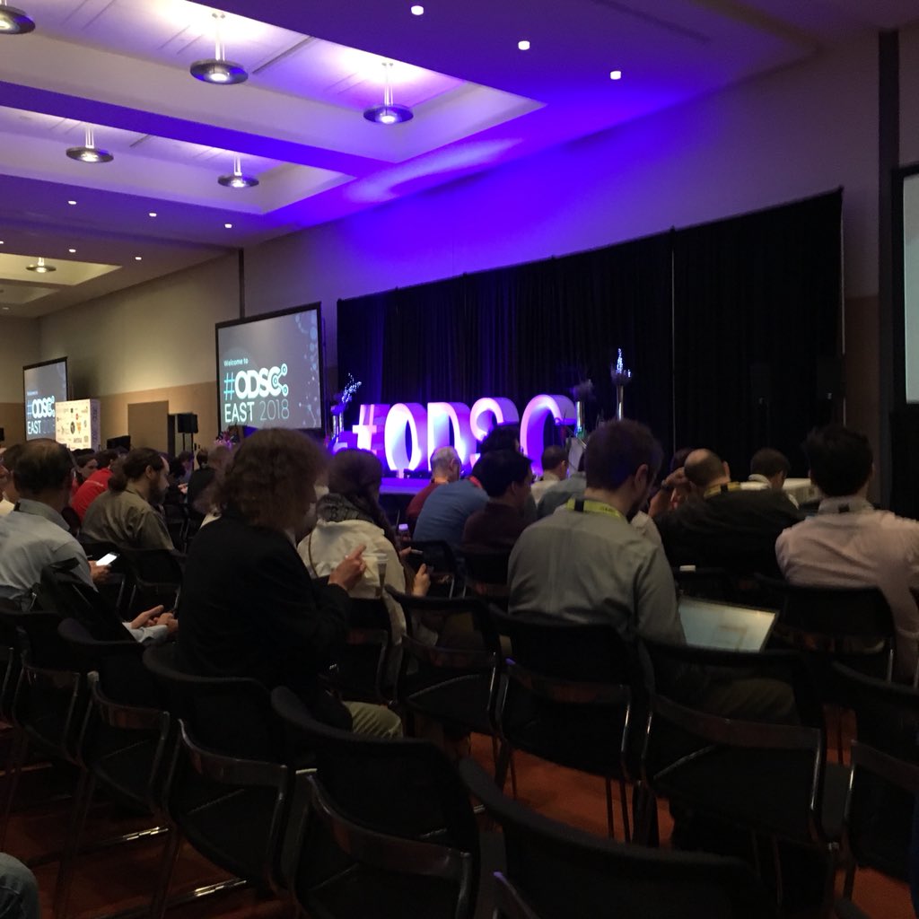 GeoAdaptive's tweet photo. Excited to learn how emerging technologies, including #AI and #MachineLearning can support our work! @odsc #ODSC #datascience #ODSCEast2018 https://t.co/VzmMUAzyeK