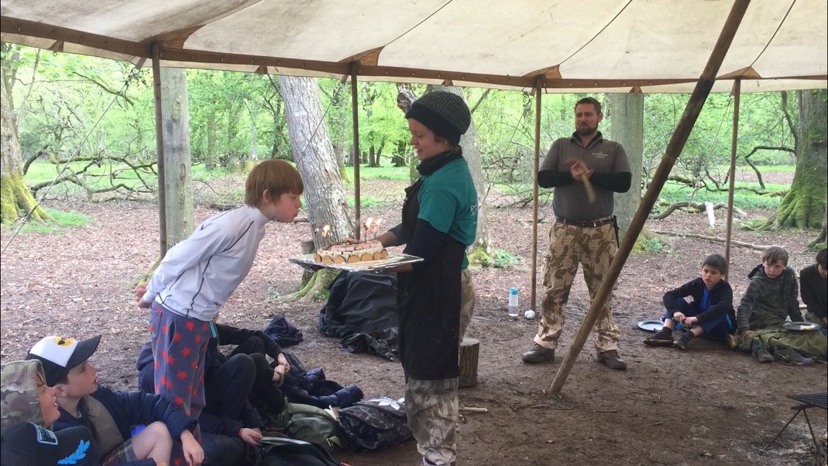 FaganKf's tweet photo. Last day in the woods... blackout sensory trail, archery and birthday celebrations this morning. @Cokethorpe https://t.co/LdlQDpeUKD