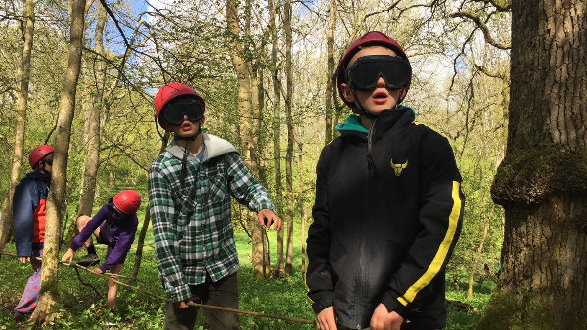 FaganKf's tweet photo. Last day in the woods... blackout sensory trail, archery and birthday celebrations this morning. @Cokethorpe https://t.co/LdlQDpeUKD