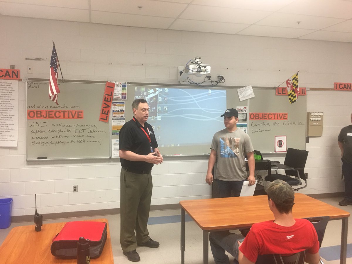 Michael Weglein (@mweglein) on Twitter photo Congratulations to Matt W. from <a href="/sollerspt/">Sollers Point Tech</a> & <a href="/DundalkHigh/">Dundalk High School</a> for receiving an auto/diesel tuition scholarship this morning from uti.edu for placing 3rd <a href="/SkillsMaryland/">SkillsUSAMaryland</a>. Congratulations to Matt W. from <a href="/sollerspt/">Sollers Point Tech</a> & <a href="/DundalkHigh/">Dundalk High School</a> for receiving an auto/diesel tuition scholarship this morning from uti.edu for placing 3rd <a href="/SkillsMaryland/">SkillsUSAMaryland</a>.