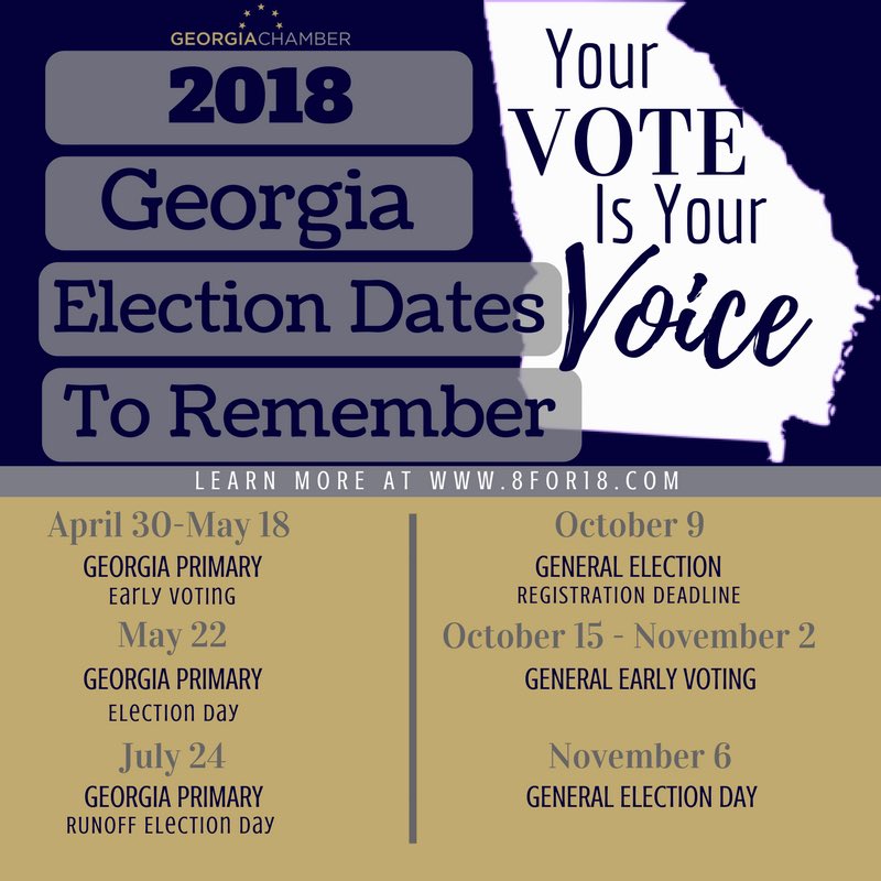 Chamber on Twitter "Early voting for the Primary