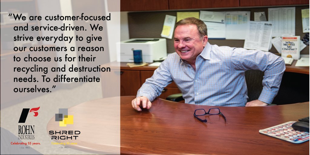 ShredRight's tweet photo. Shred Right and Rohn Industries turned 35 this year! What does it mean for us to reach this milestone? We asked our founder and CEO, Ron Mason about the milestone and the companies' origins. Hear what he had to say on our blog:https://t.co/tk5qyDnaml #ShredRight35 #RI35 https://t.co/mqIv8GDILW
