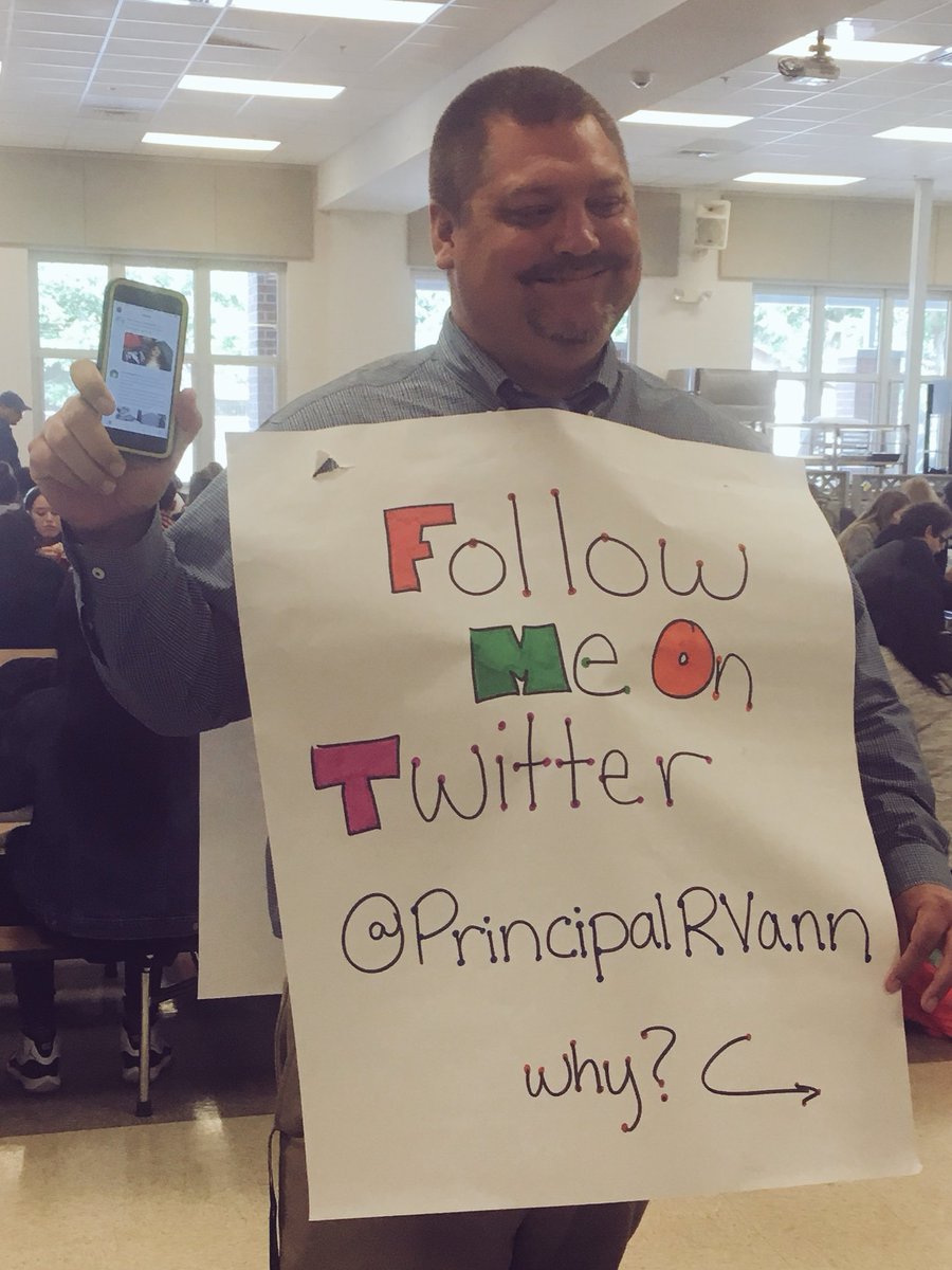LGHSOfficial's tweet photo. If you’re not following @principalRVann YOU ARE SERIOUSLY MISSING OUT. 😂😂😂 #followthechief https://t.co/o4GCnQIFuE