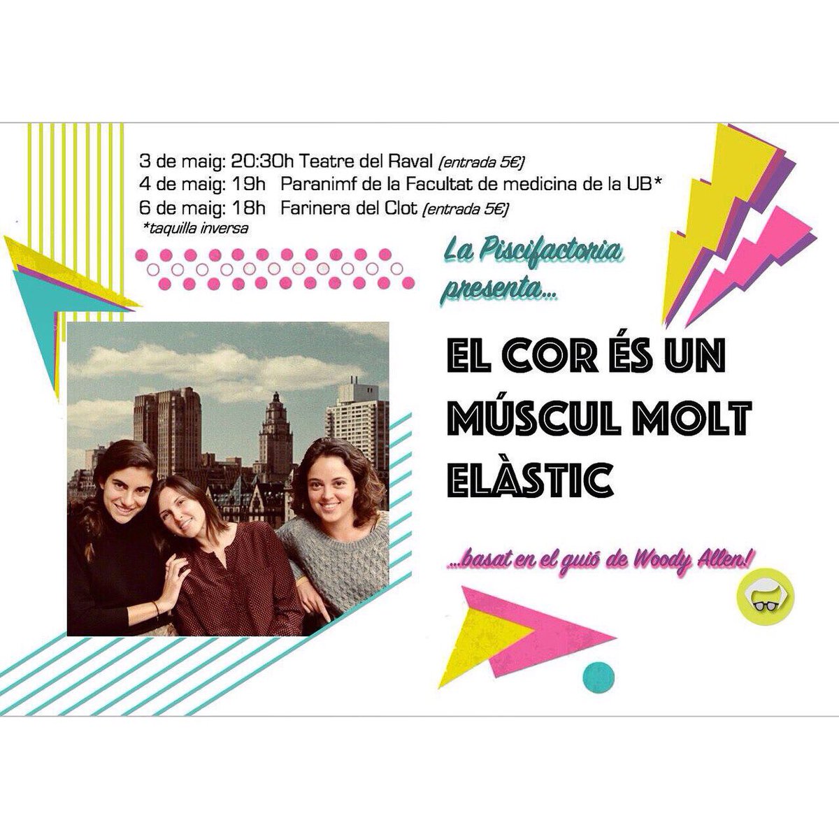 Perquè no tot és medicina... al grup de Teatre La Piscifactoria (format per estudiants de medicina, residents i adjunts) avui estrenem obra! 
Us hi esperem!!! #teatre