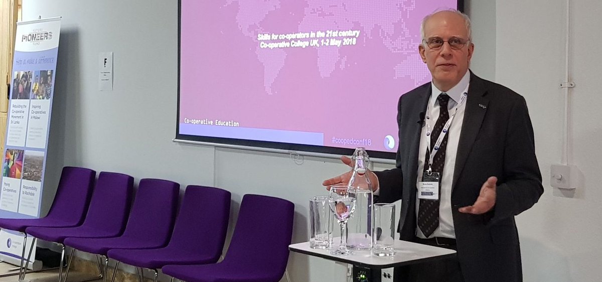 Learning to do and be: what are the keys to a #coops education? <a href="/icacoop/">International Cooperative Alliance</a>'s Bruno Roelants speaks at Co-operative Education Conference bit.ly/2jnHku2