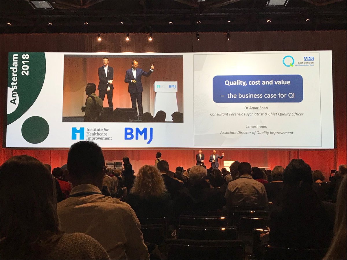 VandijckD's tweet photo. Structural investments in Quality Improvements are critical in creating real #value. Inspiring session on making a relevant business case for QI ROI. Thx @DrAmarShah @JInnesMPharm #qfc7 #Quality2018 @QualityForum https://t.co/ol5xuowPsn