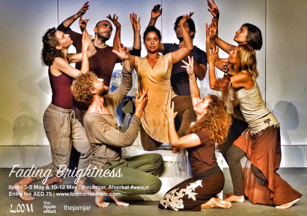 ShereenSaif's tweet photo. Opening night!! #FadingBrightness at @thejamjardubai at 8pm. AED 75 at the door. Come on, #Dubai . #dancetheatre #RomCom https://t.co/5g4TQ7dLax