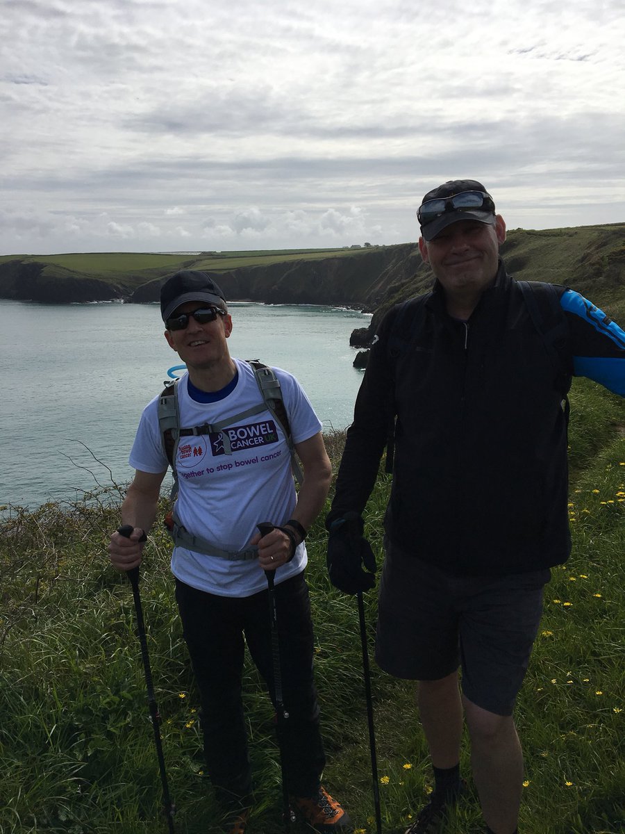 bowelcancerman's tweet photo. 12 miles in to the big #bowelcancer walk for @Bowel_Cancer_UK &amp; @Velindre 
Closing on £60k
Weather kind so far @DerekTheWeather @ruthwignall 
https://t.co/X7CkabOpoF https://t.co/7brZjmobqB