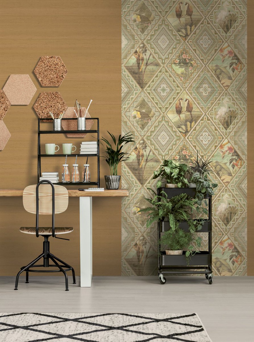 İtalyan Sirpi markasının İtalian Secret duvar kağıdı koleksiyonu ile gizemli bir bahçenin kapılarını aralayın… hannahome.com.tr/parke-koleksiy…