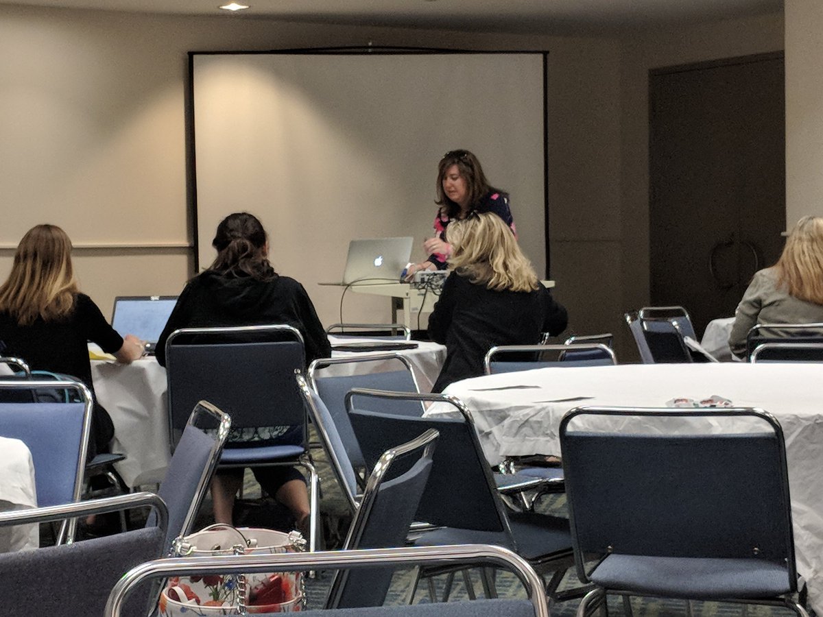 cougarslibrary's tweet photo. Thank you @amylpie for kicking off #cmg18 with great resources! #bcpslms https://t.co/HdVdMvCHpT
