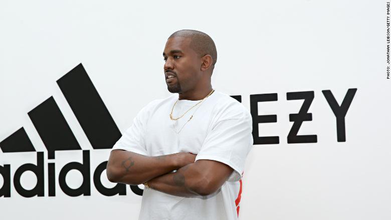 CNNBusiness's tweet photo. Adidas is sticking by Kanye West despite slavery remark https://t.co/5eVGMFOaRP https://t.co/XQ5y8hPckZ