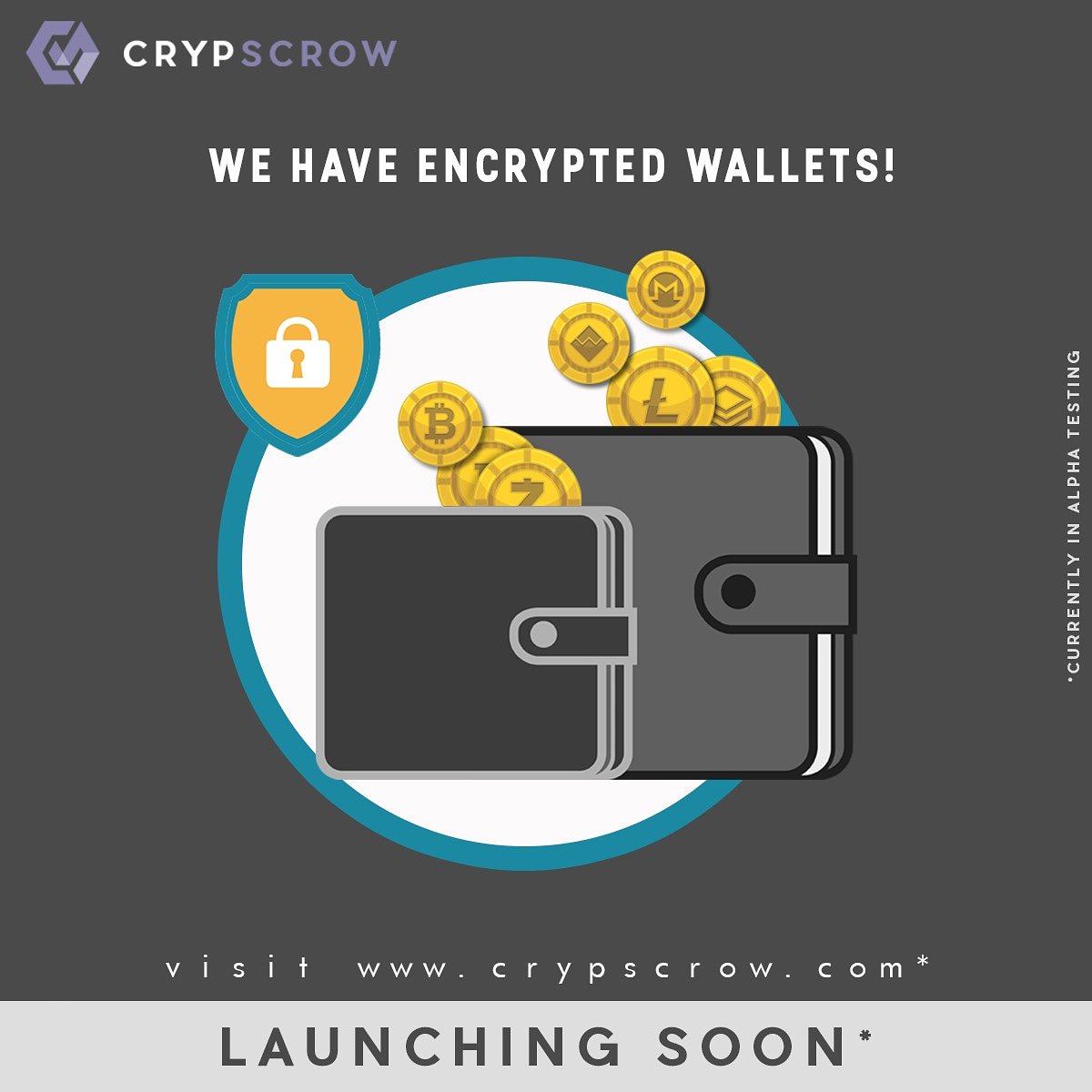 CrypScrow's tweet photo. Encrypted Wallet for smart contracts for security of your coins.   #encryptedwallets #securewallets #securecryptoplatform #blockchain #blockchaintechnology  #futureofcryptocurrency #bitcoin #litecoin #ripple #monero #dodgecoin #ethereum #zcash #dash #dashcoin #smartcontracts https://t.co/QevVNkKIqI