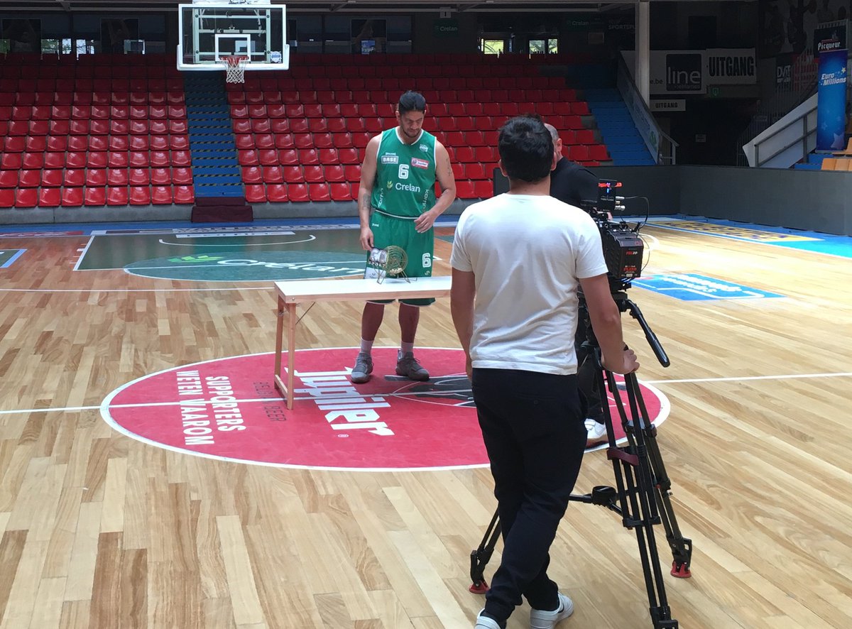 Opnames bij <a href="/bbcokapiaalstar/">Okapi Aalst</a> voor <a href="/CrelanBank/">Crelan</a>. New videocontent coming soon, check crelansport.be #Crelan #tussensporterensupporter