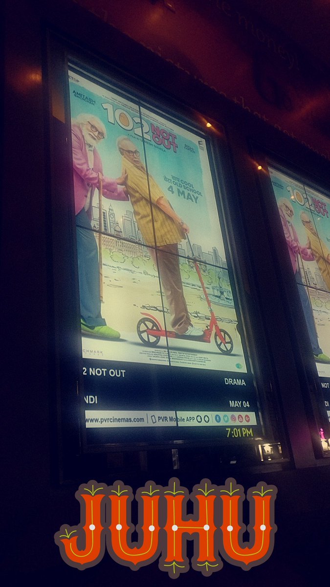 ArthVaishnav's tweet photo. #102NotOutLiveWithABRK
@SrBachchan @SonyPicsIndia ❤️😍❤️😍 @chintskap @umeshkshukla @JimitTrivedi06
It's interval, and the movie is developing into a BiG TIME #BADUMBAAA
Waiting for you now!
#AllIndiaABEFMeet on 6th May!
Yo!! https://t.co/HpzByeg7Mo