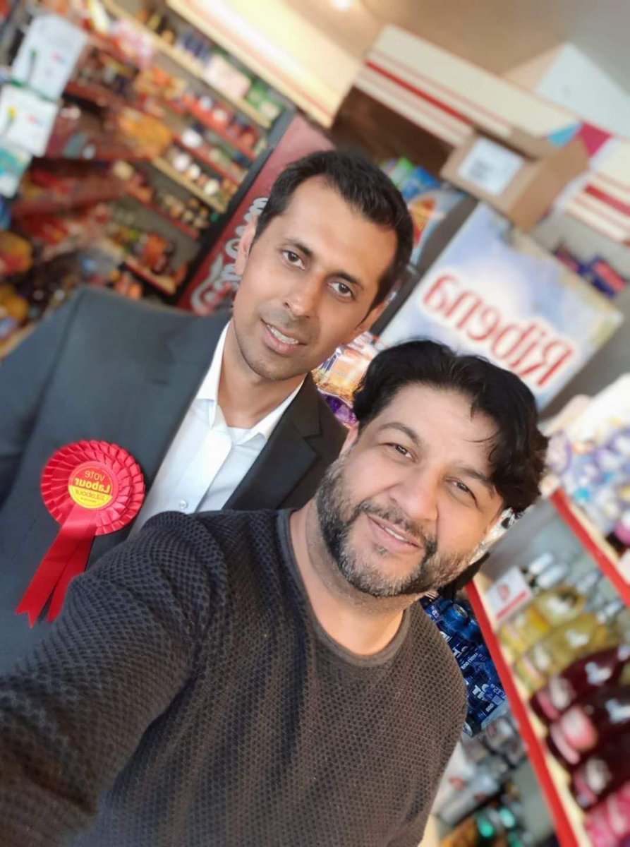 CllrLubna's tweet photo. @afrasiab_anwar Out in Leyland road and Belvedere road ! Support from the famous Amjad means a lot #VoteLabourMay3rd2018 https://t.co/7WkStf1K1A