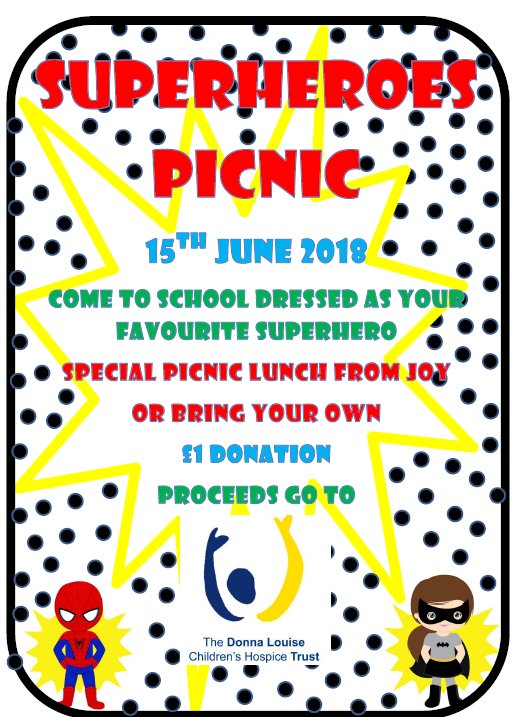 MablinsSchool's tweet photo. Support our Superhero Day on 15/6/18 😀#mlcps https://t.co/1bNLlUDhwV