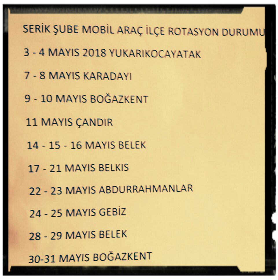 kozanhasan's tweet photo. @abb_asat ASAT'ın Abone işlemleri ve Tahsilatlar için Serik'te 10 #Beldemizde,Vatandaşımızın ayağına geliyor.
@ethemtas @MevlutCavusoglu @menderesturel @avmustafakose @gokcenenc07 @ANTALYABB @07ibrahimaydin @ramazancalik07 @HuseyinSamani @atayuslu @AKKADINSERIK @AkGenclkSerik https://t.co/uGhsYqGVfV