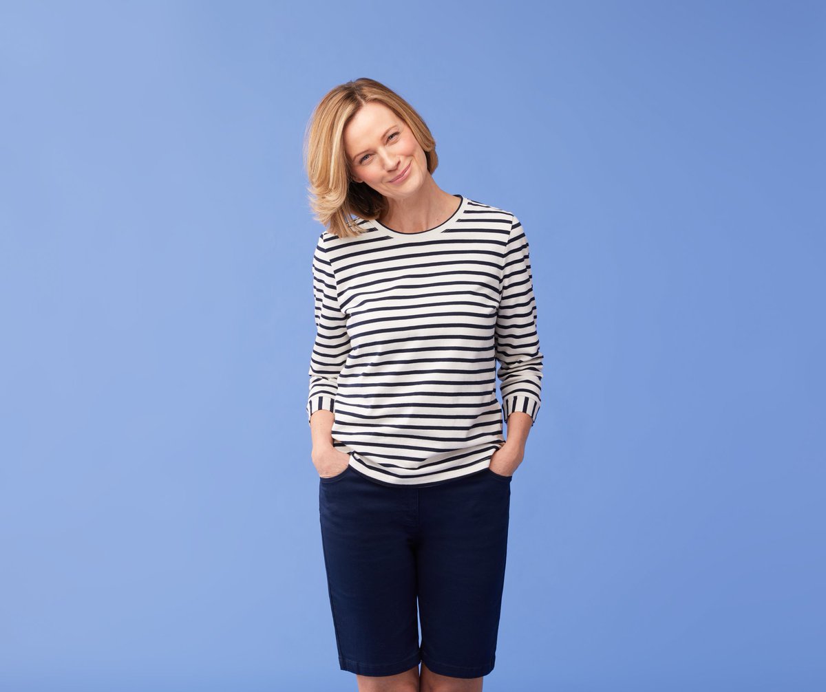 Can you ever have too many spring stripes? Discover our versatile range of tops: bit.ly/2JRiLRN