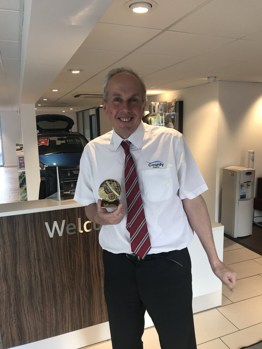 CountyVx's tweet photo. Another reason to celebrate with our Director Andy winning the trophy and taking 1st place in the Barnstaple Badminton Club annual mens pairs championship! Well done Andy, amazing achievement! #KeepingTheTrophyLocal #Congratulations https://t.co/NBDyrm3J3P