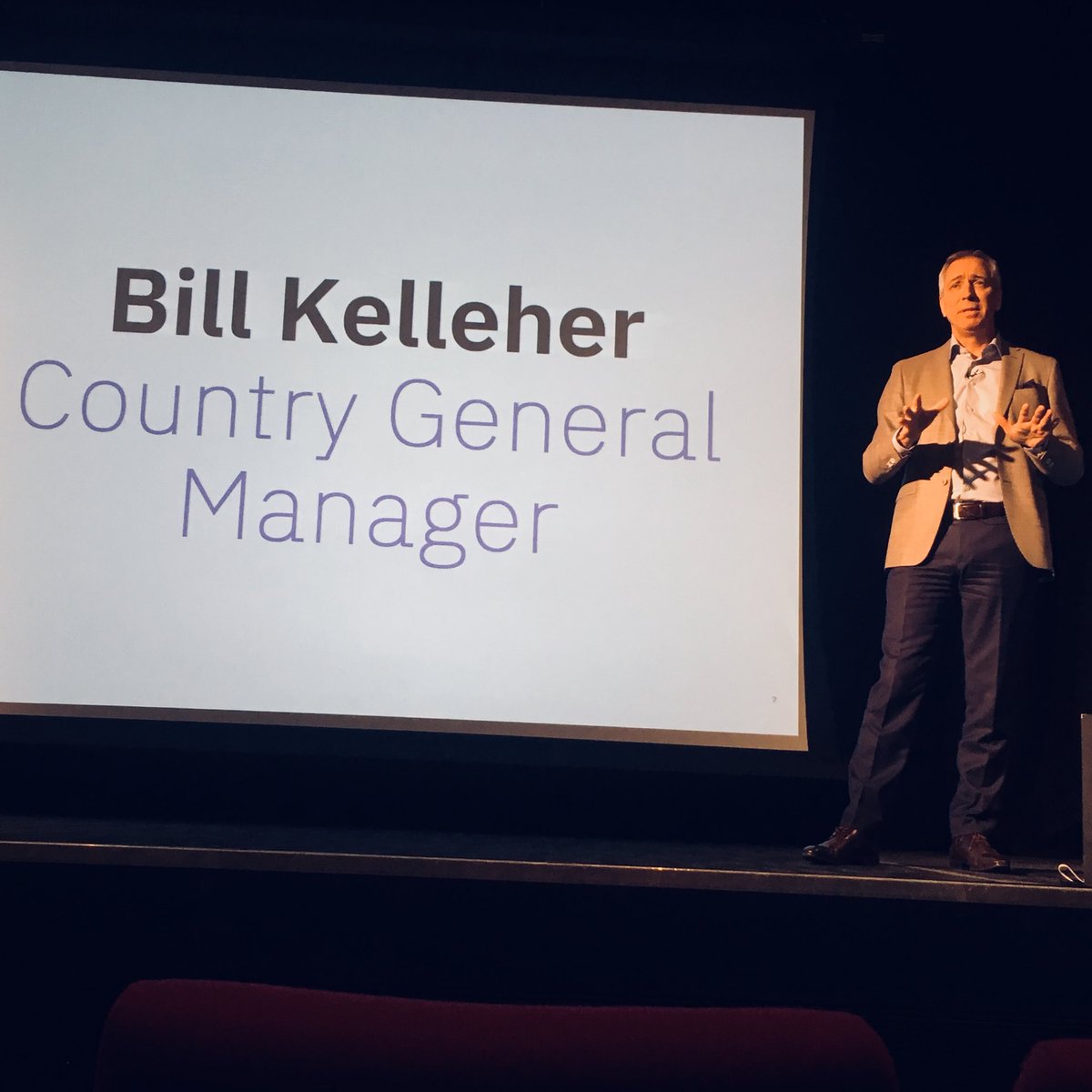 L_W_Willett's tweet photo. IBM’s General Manager for UKI - Bill Kelleher presenting at our #SystemsSwagger event @IBMPowerSystems https://t.co/xh71r20vZd