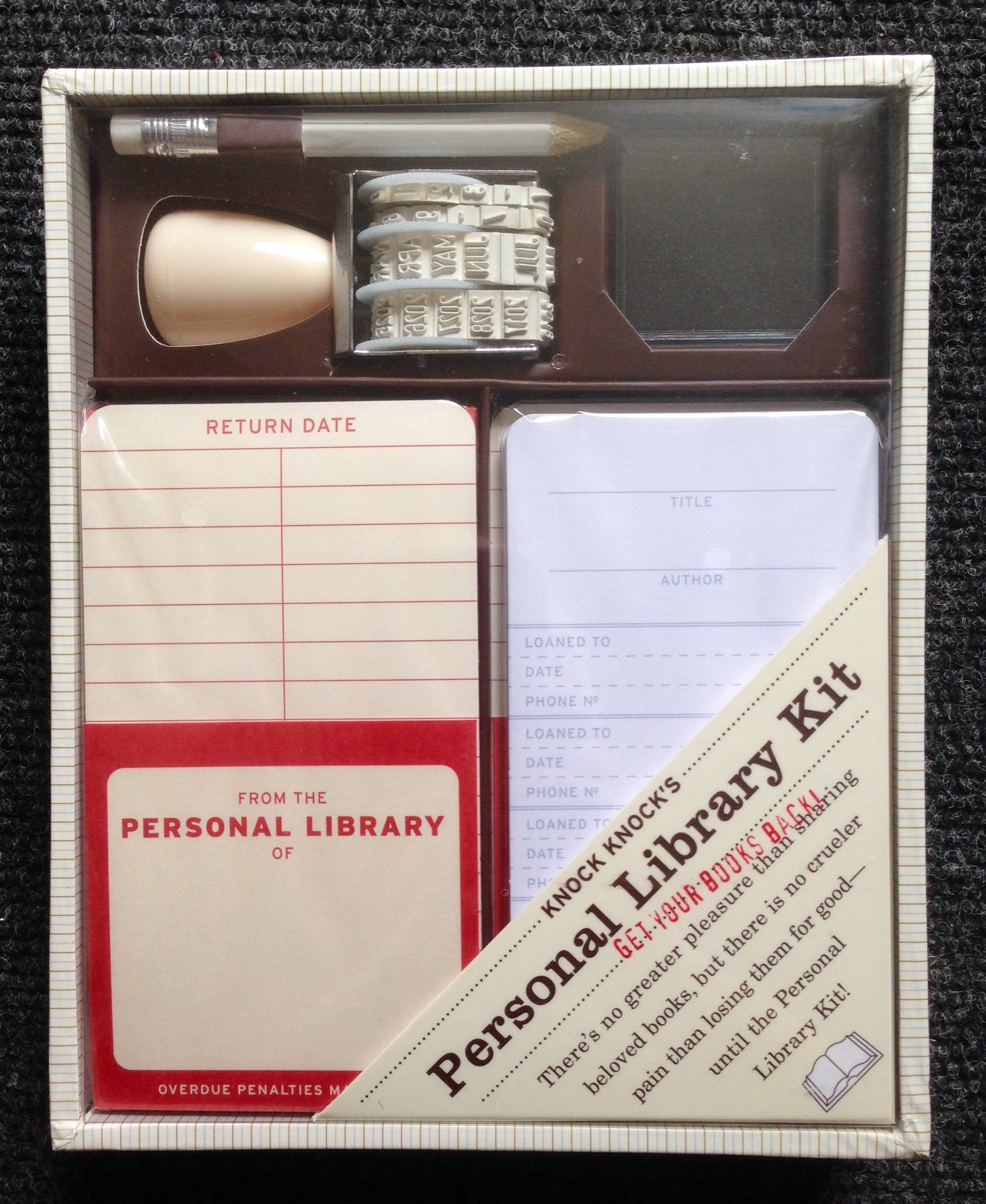 Knock Knock Personal Library Kit 