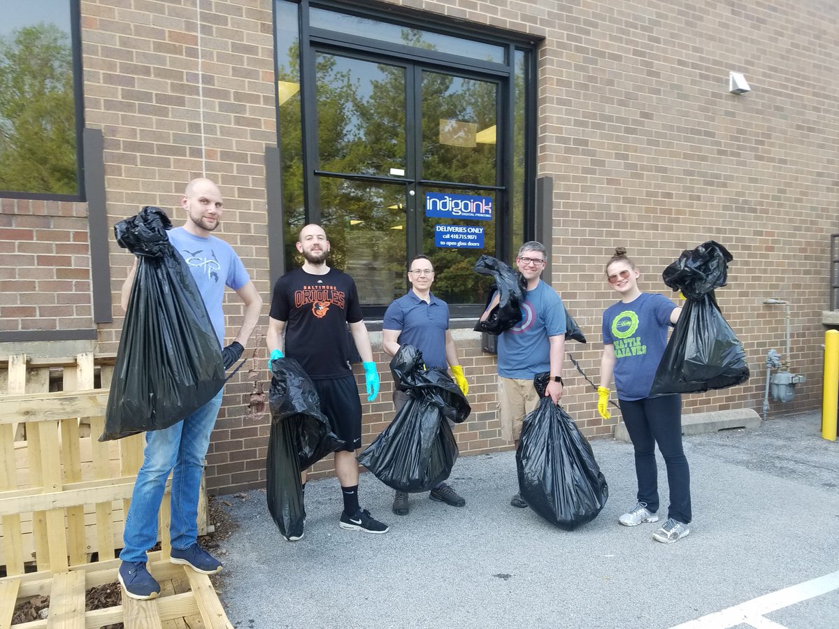Team Indigo cleaning the stream in our business park…Liz picked up a snake (by accident), but otherwise a good time was had by all.