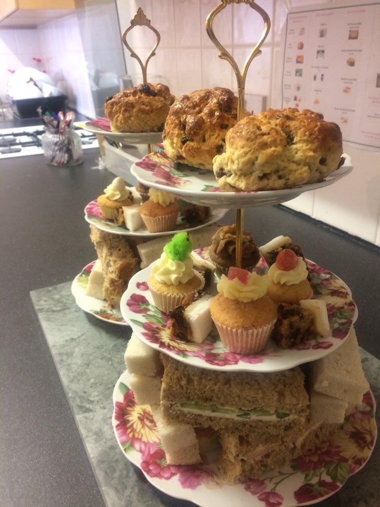 Auntyruth's tweet photo. We love serving these beauties £9 each including a drink. We also serve mini afternoon teas for £6 ❤️ https://t.co/dhNKrdahqQ
