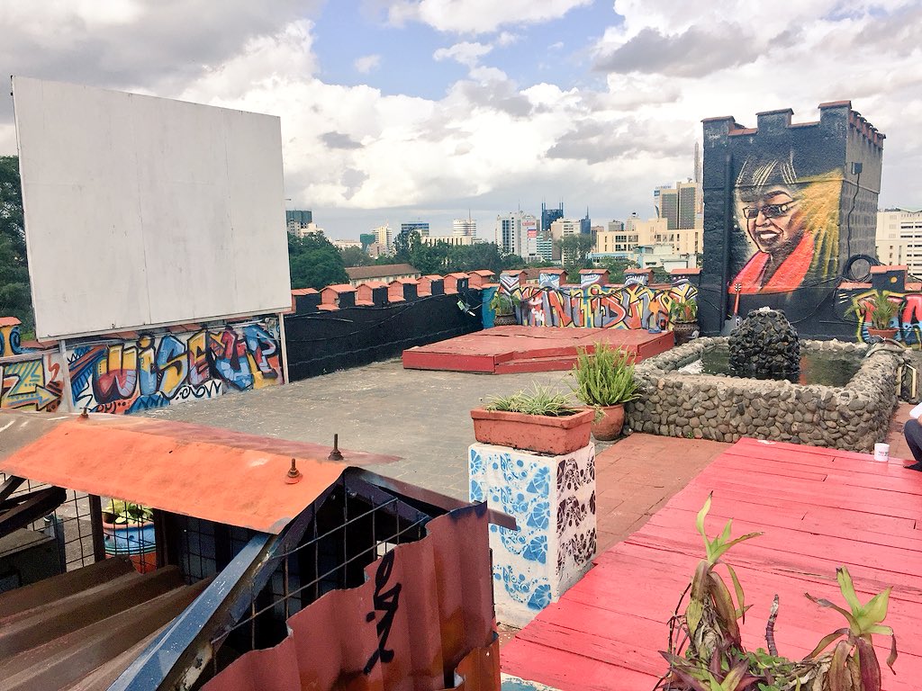 ImagineIWR's tweet photo. We’re in #Nairobi for #MyNameIsLife254!! This is the amazing @pawa254 where we were hosted by @Bonifacemwangi. We’re excited. https://t.co/1uXsxBEdcO