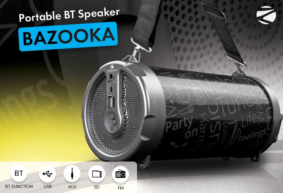 zebronics party boom sound